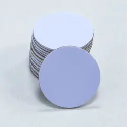 Genuine SLIX PVC Coin Card with Adhesive Dia 20mm ISO15693 Smart Tags 13.56MHZ