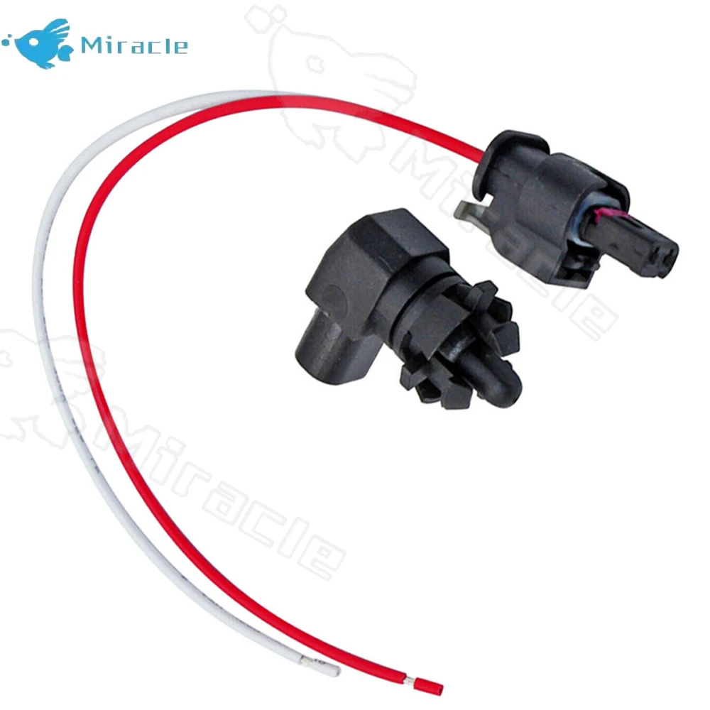 4/6/10/16 PCS 13583411 Ambient Air Temperature Sensor Plug Pigtail for 2014-21 CADILLA C CHEVY BUIC K