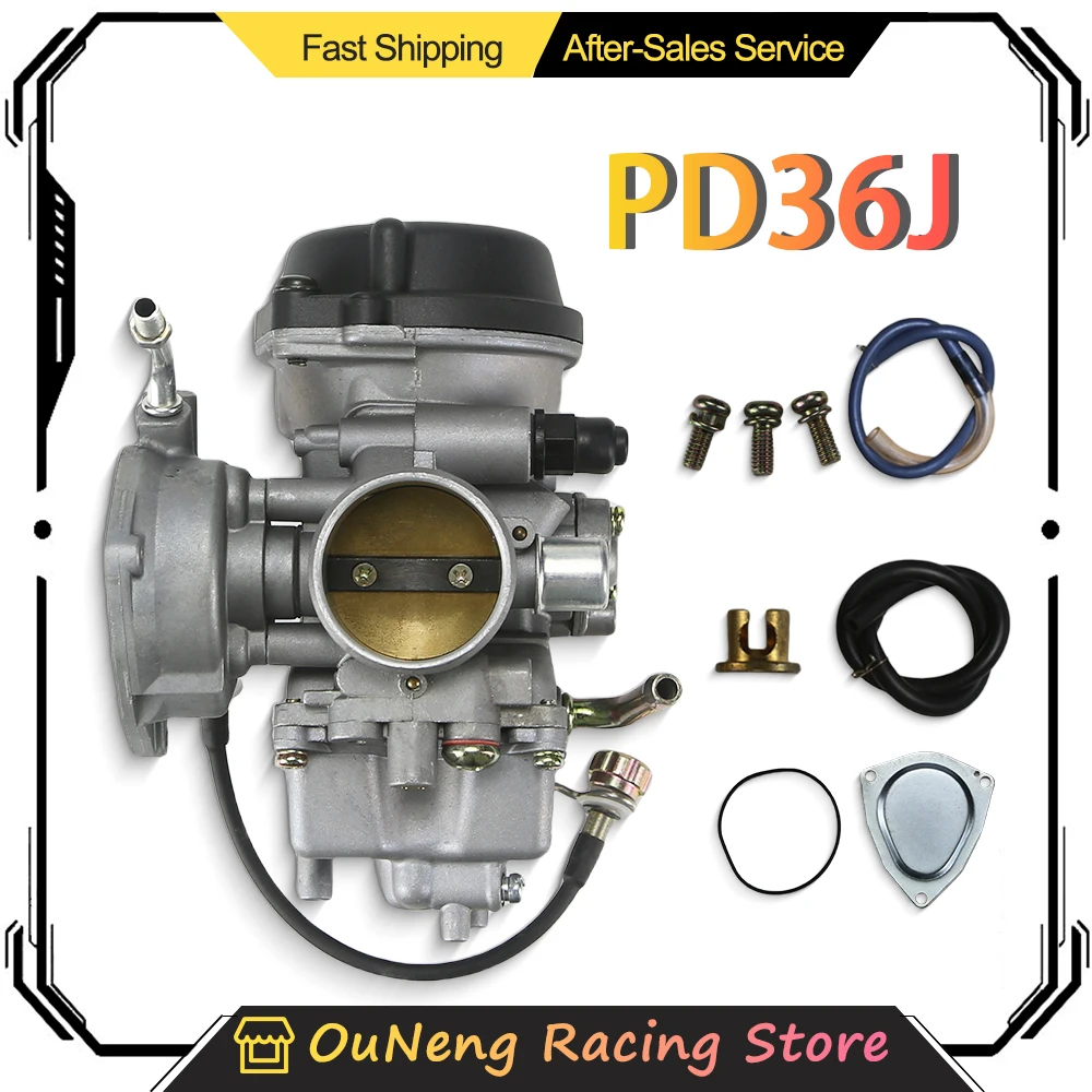 

for Suzuki Z400 LTZ400 KFX400 YFM400 ATV Quad 2003-2007 Engine Carb Fit DVX400 Quadsport Kodiak 36mm Motorcycle Carburetor PD36J