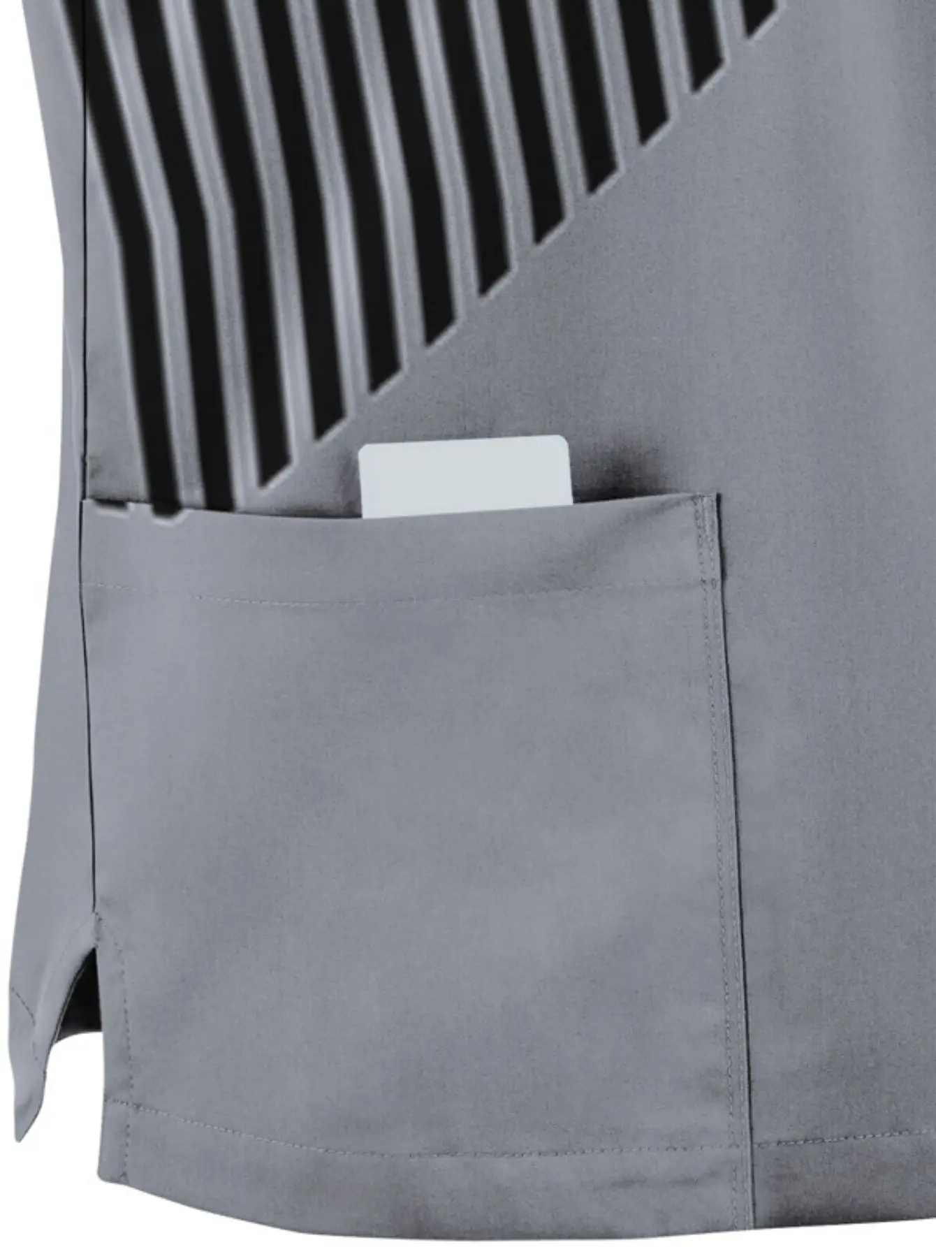 Ropa de trabajo avanzada de verano para cuidadores masculinos, mangas cortas para múltiples ocasiones y atuendo profesional versátil.