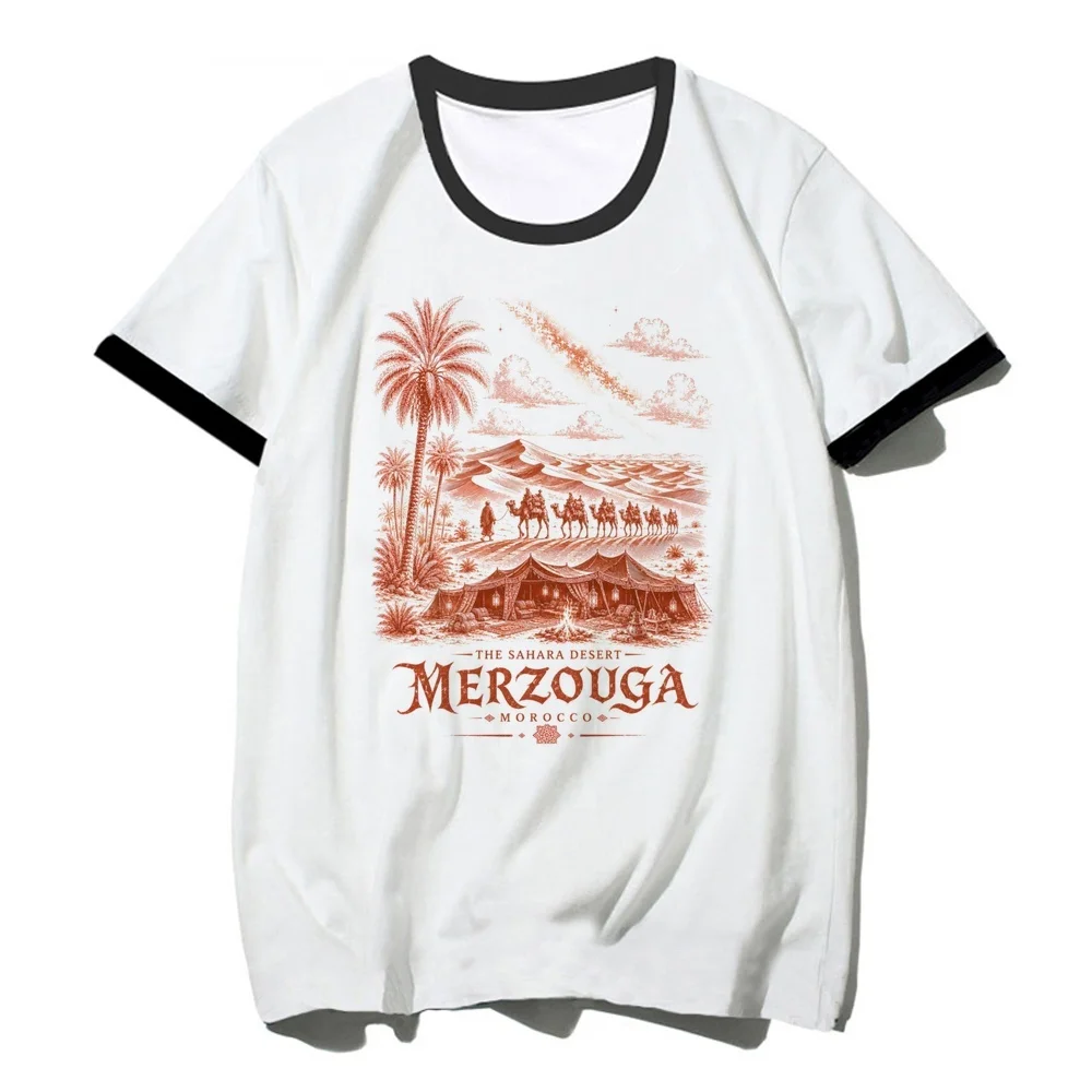 Morocco t shirt teen cheap alternative  baddie t shirt goth graphic 2000s korean fashion