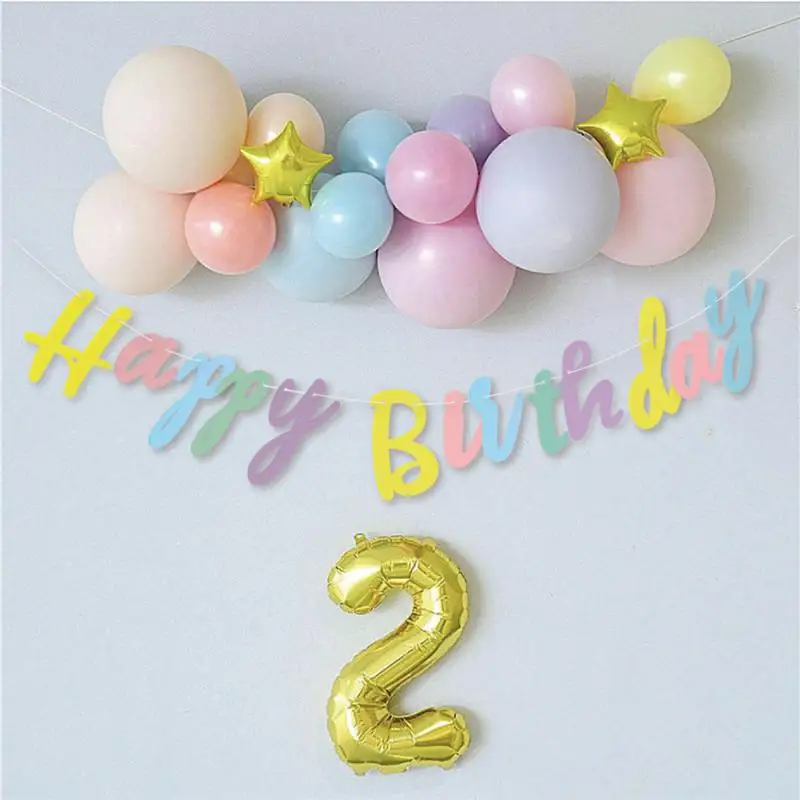 Fashionable And Exquisite Birthday Decorations Birthday Banner Letter Birthday Decor For Party Birthday Banner