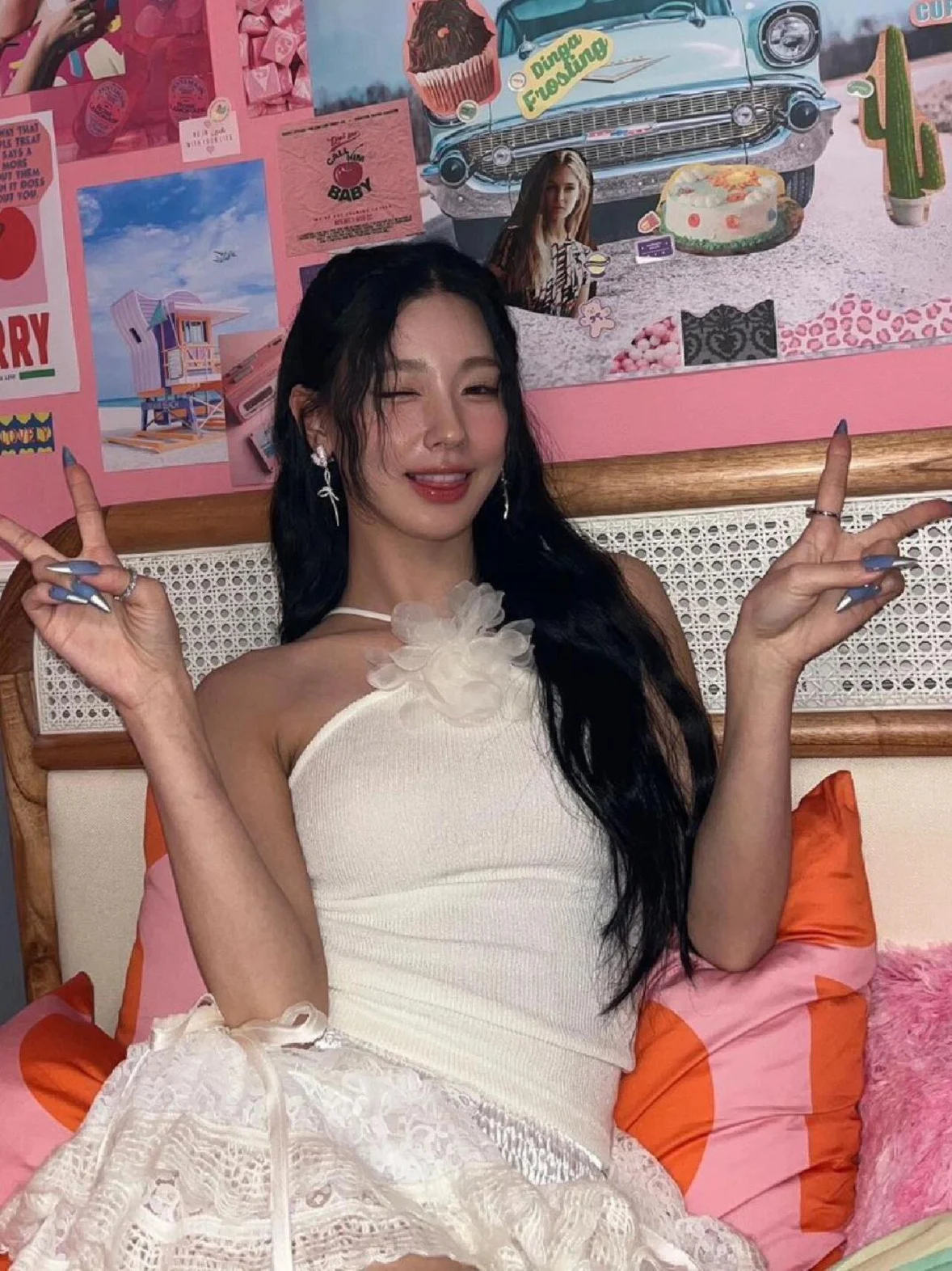 Asura Zhao Mei Yan Jin Min الأزهار الدانتيل ter Ne سليم صالح بوستير سترة المرأة حزام ربيع 2024 Faion #4