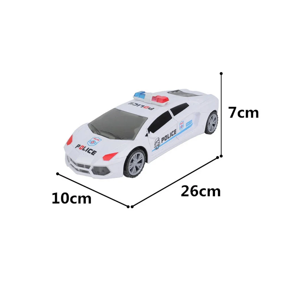 Coche de juguete de policía Universal giratorio, Deformación de baile eléctrico, regalo de cumpleaños y Navidad para niños