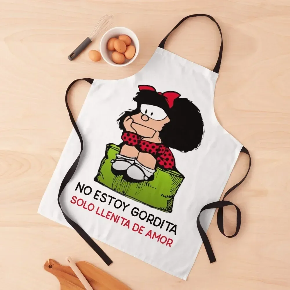 

Mafalda Quino Comics Apron Kitchen Items Useful Things For Kitchen Apron