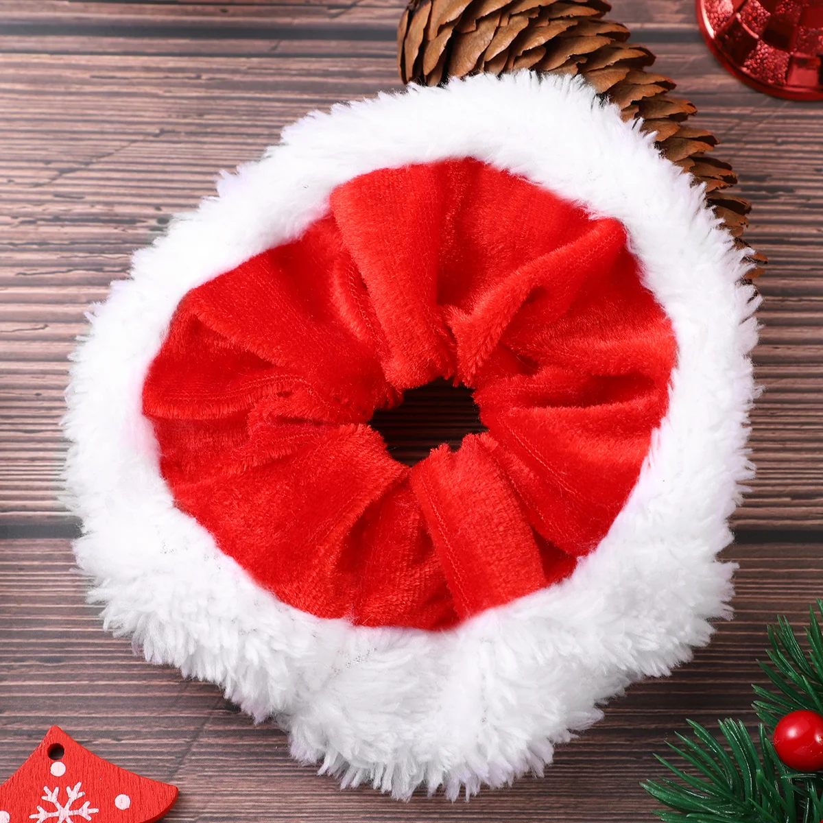 3 قطع من ربطات شعر عيد الميلاد مزينة بالترتر للنساء والفتيات بألوان زاهية وحامل ذيل حصان متين وربطة شعر إبداعية #6