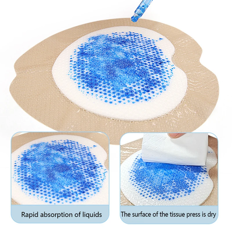 S/M/L/XL/XXL Dressing Wound Patch Silicone Gel Foam Sponge Gel Dressing Waterproof Medical Self-adhesive Wound Moisture Healing