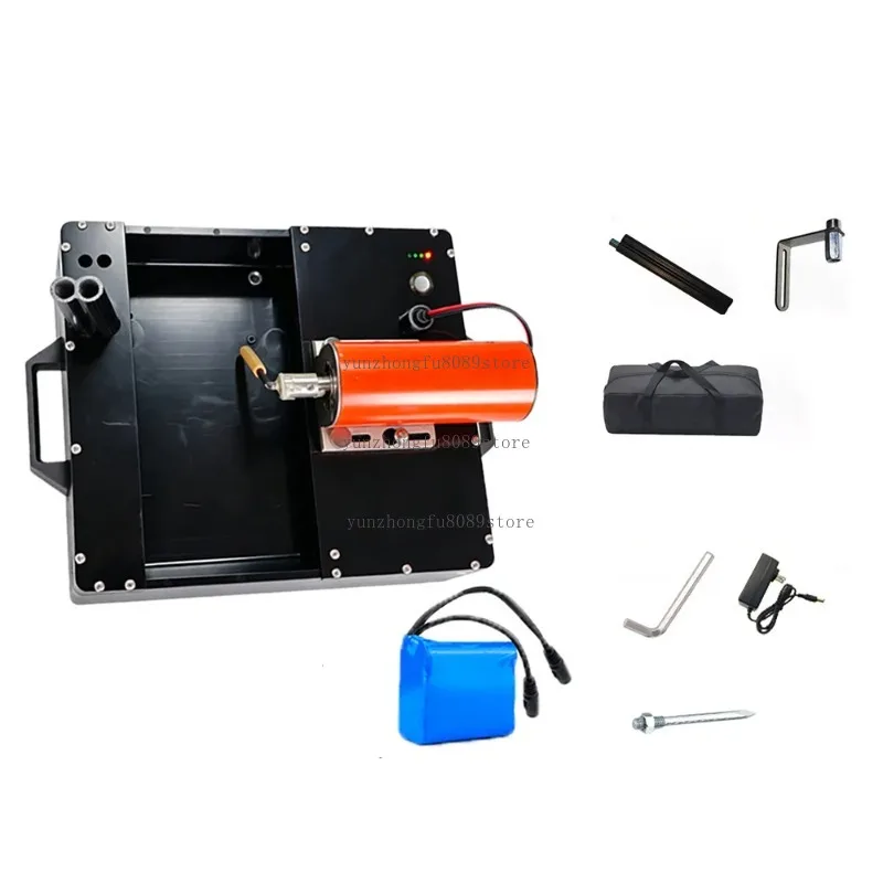 12V Electric Line Winder, Kite Reel and Fishing Line Retriever with Hand Crank Compatible for Boat Fishing Winch