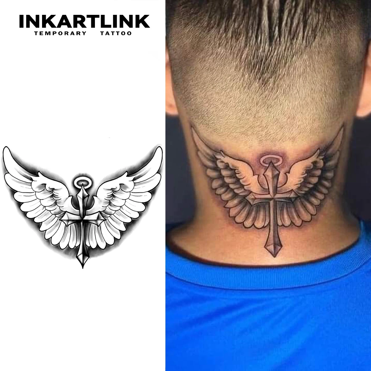 

Временная татуировка «Крылья Грейса», последние до 15 дней, новая технология, волшебная водонепроницаемая полуперманентная наклейка