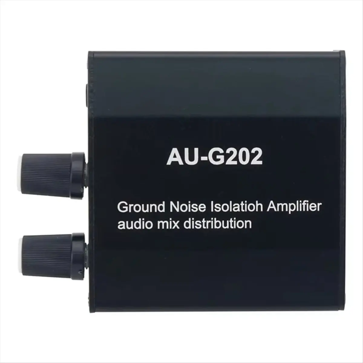 【STOCK】 AU-G202 Ground Loop Noise Isolator Audio Mixer with 2 Inputs 2 Outputs for PC NS PS Game Consoles