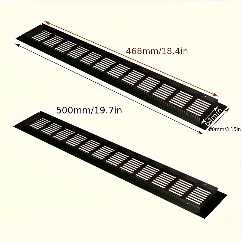 Kép 7: Alumínium Keverés szekrény Ária Áristom Szellőző Rácsos kapu dekor fedezze Beépített szekrény Cipő Gardrób Akaszkodik Áristom fedezze Dísztárgyak Edénygyár accessorie