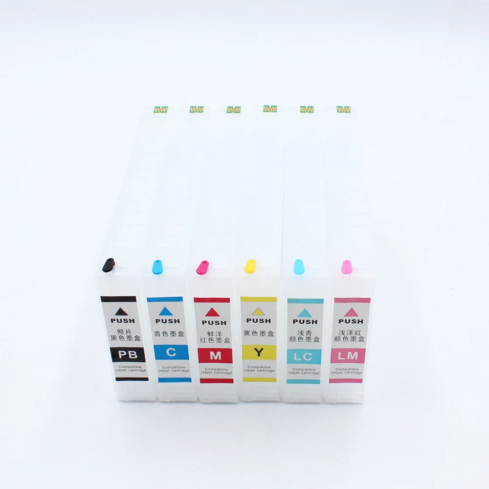 T7811-T7816 / T7821 - T7826 Empty refillable ink cartridge with one time chip for Epson Sure lab D700 for Fujifilm DX100 printer