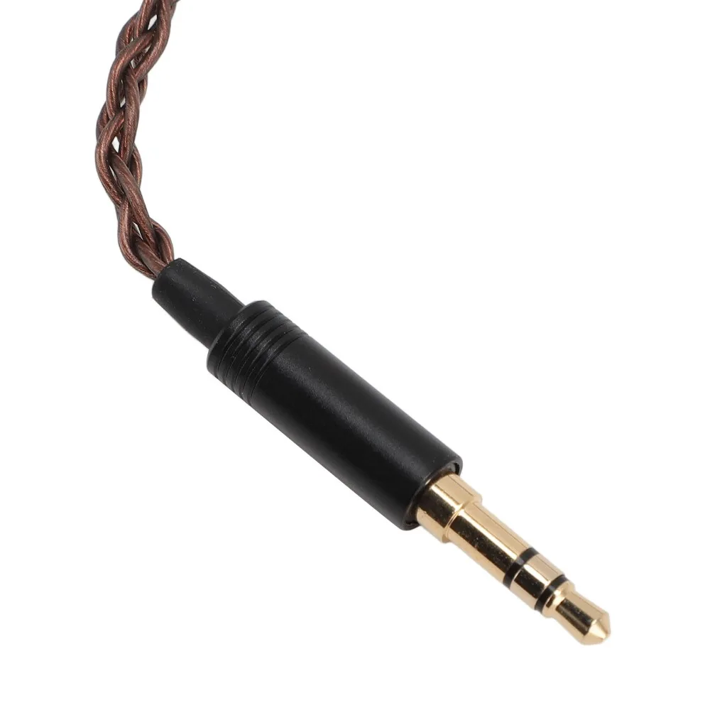 3.5mm Plug Headphone Replacement Cable Lossless Sound 3.9ft 4 Strands Woven Cable for IE80 IE8i IE80i IE8 IE80S Headset