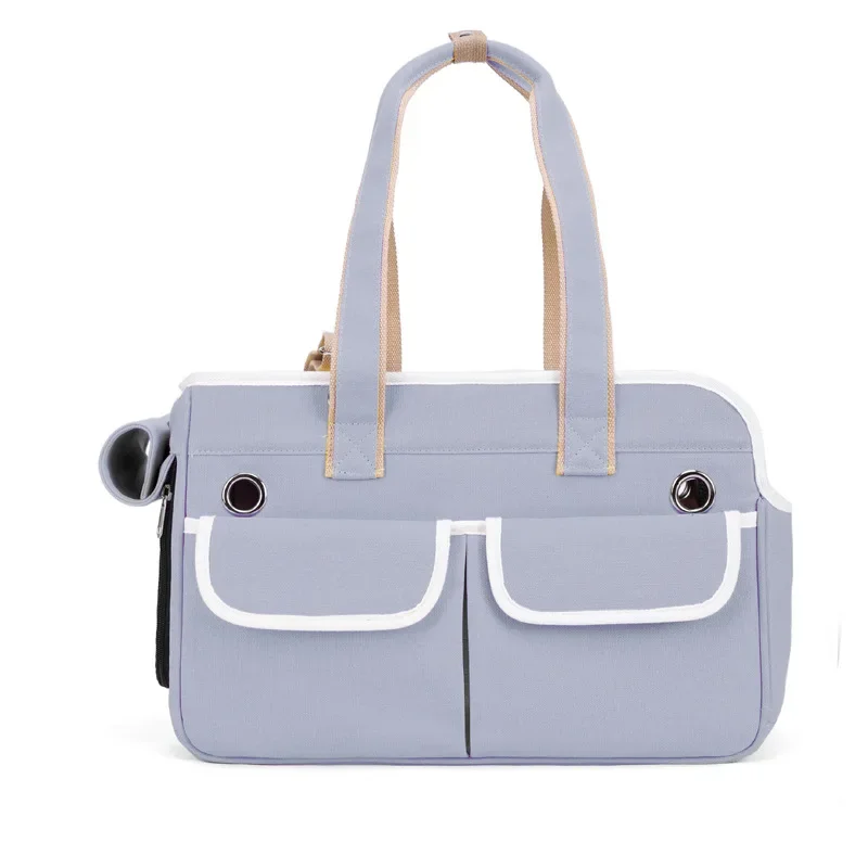 2026 Crossbody Cat Bag Portable Pet Bag for Going Out Outdoor Breathable Canvas Handbag Foldable Dog Bag for Going Out