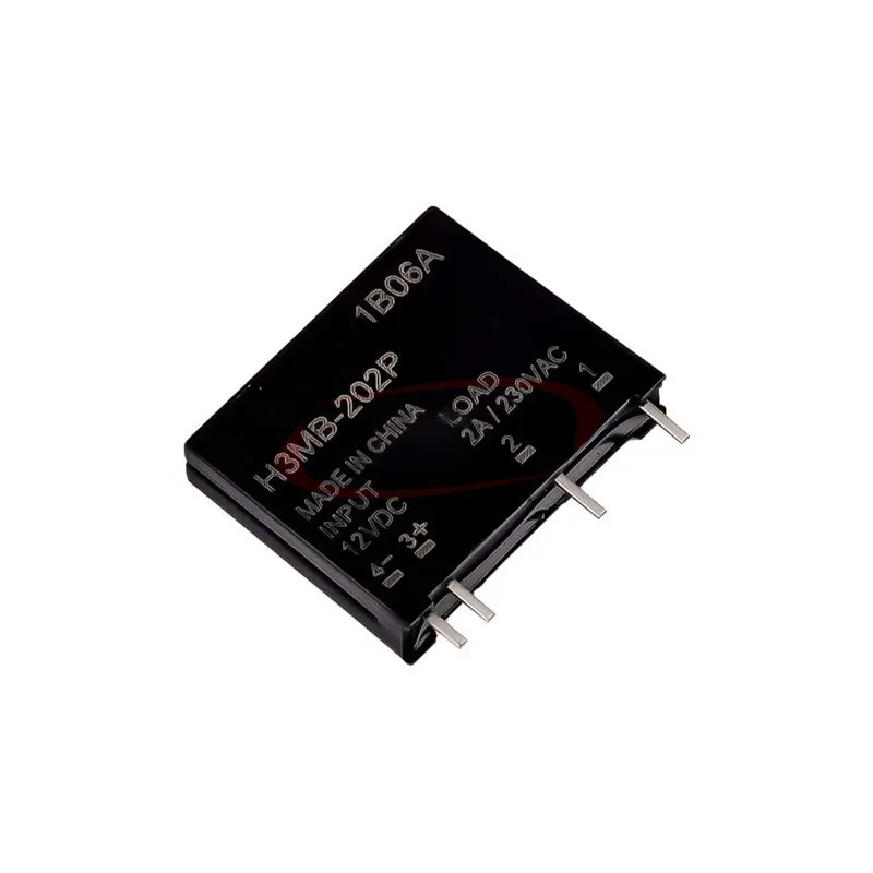 1Pcs 5V 12V 24V DC-AC Solid State Relay Module G3MB-202P G3MB 202P PCB SIP SSR AC 240V 2A Snubber Circuit Resistor Relay Switch