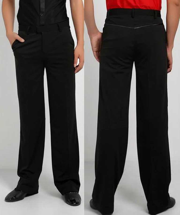 

Man Latin Dance Trousers Boy Ballroom stage performance dance Pants Men hip strip Latin Pants