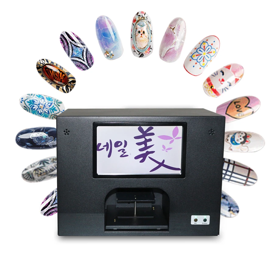 5 Nails Painting Machine And 3 Flowers   Nail Printer  Price  Years Warranty