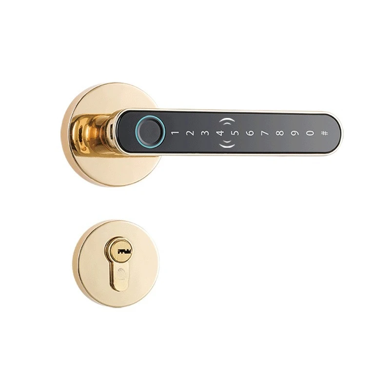 

Fingerprint lock Bedroom door Smart lock Graffiti pass password lock Indoor wooden door Silent electronic