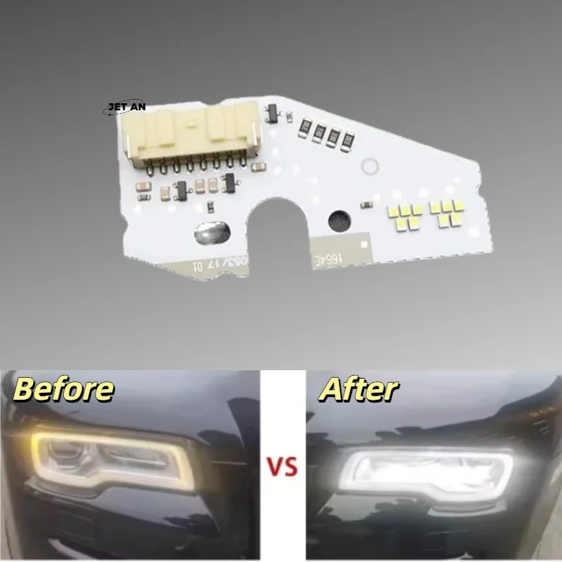 

Белый свет для Rolls-Royce Ghost 2015-2018 Angel Eyes Балластный чип Дневные ходовые огни Схема автомобильных фар Чип DRL