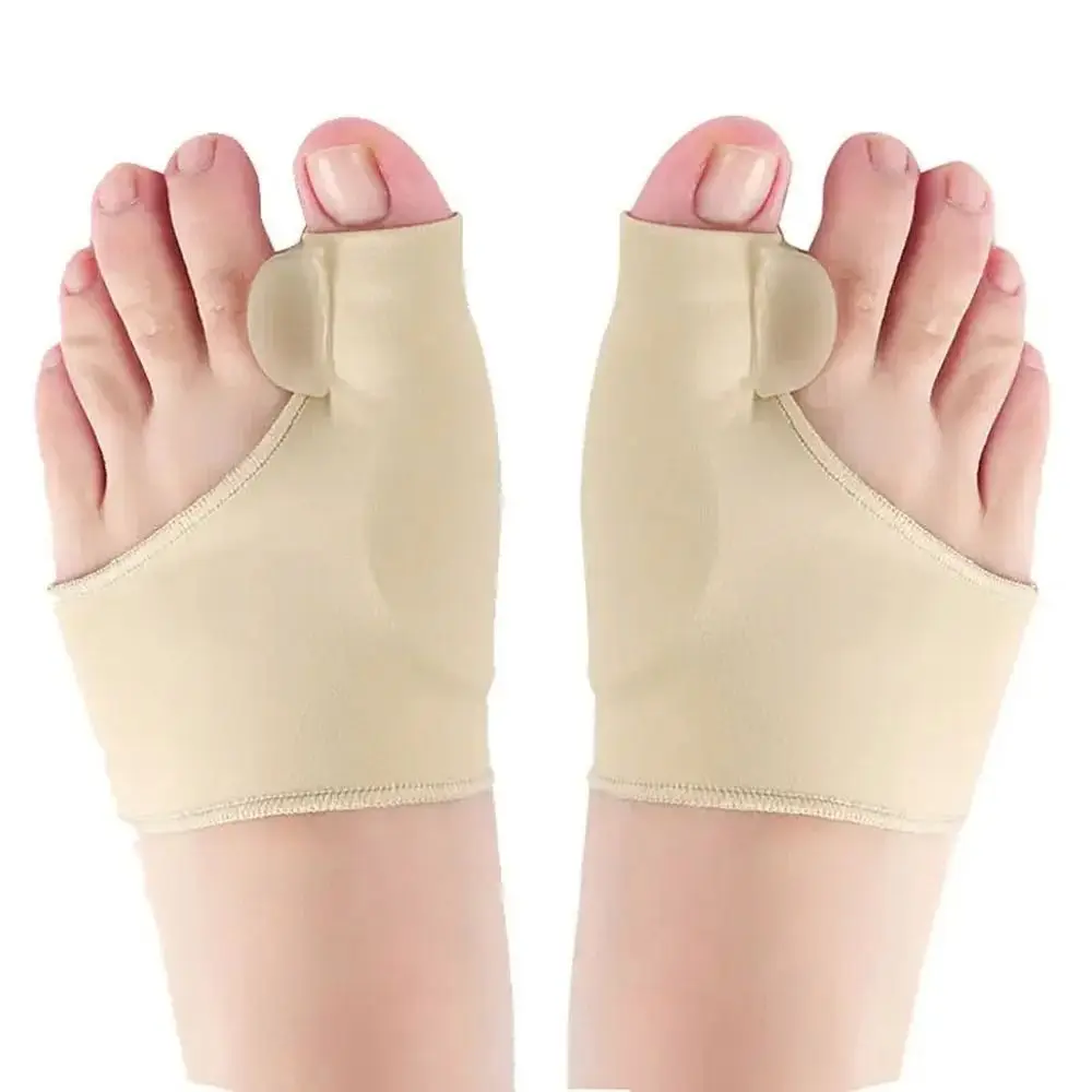 

1Pair Bone Thumb Adjuster Big Toe Bunion Protector Pedicure Sock Straightener Toe Separator Foot Brace Foot Pain Relief