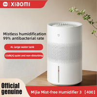 Xiaomi Mijia Mist-free Humidifier 3 Home Use 400mL/h Evaporation Light Sound Antibacterial Pregnant Women Baby Air Purification