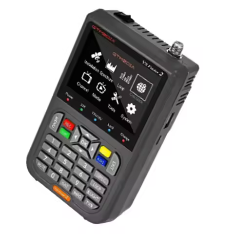 GTMEDIA V8 Sat Finder Pro 2 HD DVB-T2 Satellite Signal Satfinder DVB-S2X/S2/S/T2/T/C Auto Calculate Angle Of AZ,EL