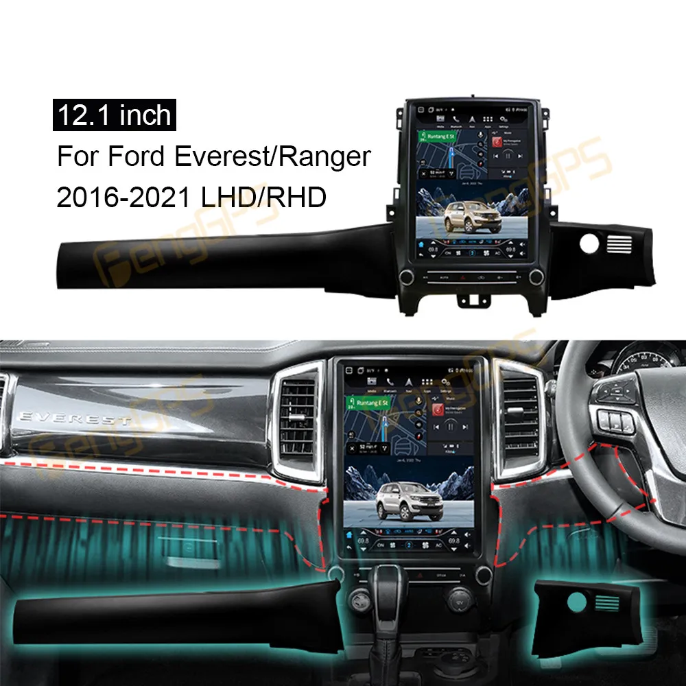 For Ford Ranger 2016-2021 Android Car Radio Android Car Radio Stereo Multimedia Player 2 Din Autoradio GPS Navigation