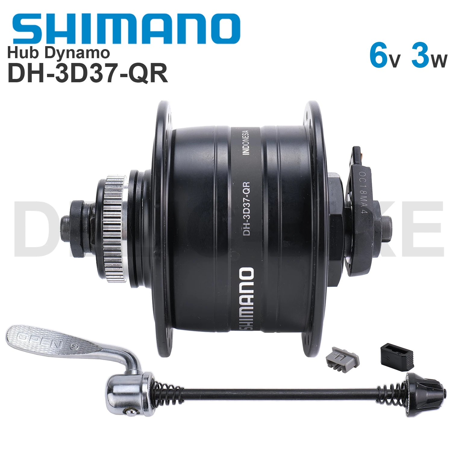 AliExpress Shimano SHIMANO - Hub Dynamo DH-3D37-QR DH-3D32-QR DH-3D32-NT Disc Brake 3.0W CENTER LOCK Quick Release - 16-28 inch wheel size Original