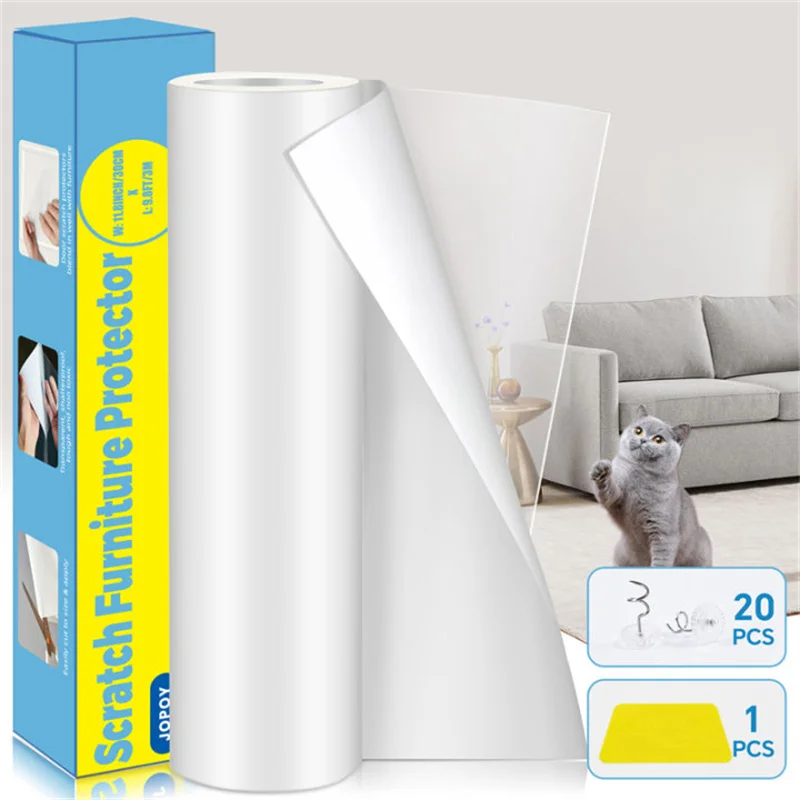 Bankbescherming Sticker Tape Kat Antikras Meubelbeschermer Dingen voor katten Transparante zelfklevende kattenaccessoires