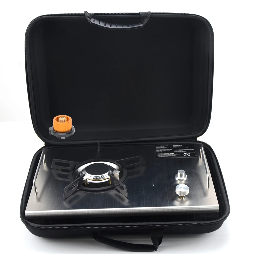 Camping Opvouwbare Afneembare IGT Houten Tafel Gasfornuis Draagbare lichtgewicht Kamp BBQ Grill Tafel Outdoor Picknick Vistafel