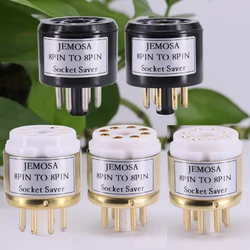 1PC 8Pin TO 8Pin Tube Socket Saver Test Socket For KT88 6SL7 6SN7 6L6 6V6 EL34 6N8P 6N9P 6550 Audio Vacuum Tube Amplifier