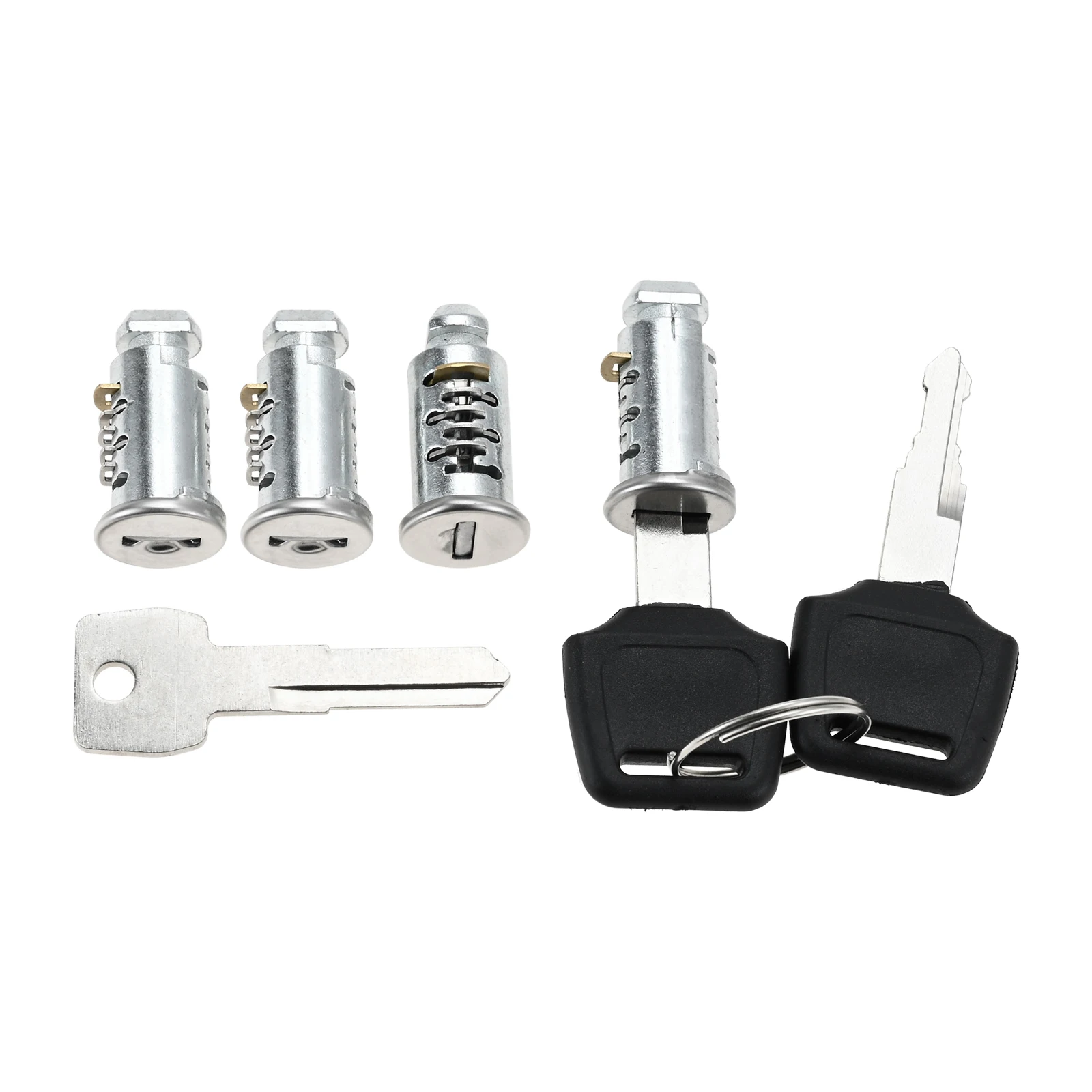 4Pcs Lock Cores for Thule Roof Racks Components One-Key System Lock Cylinders for Bike/Cargo/kayak Rack Roof with Lock Cylinder