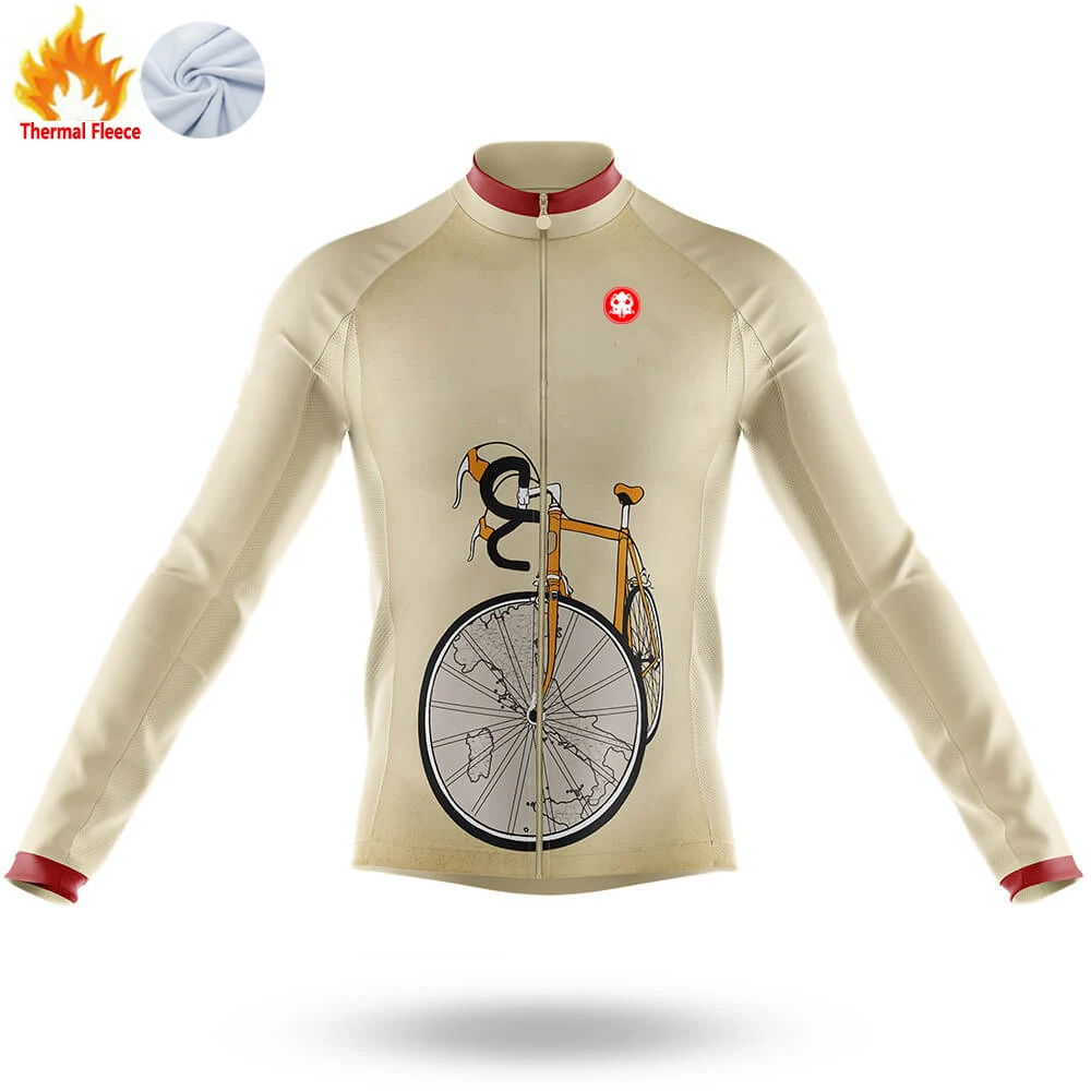 KRAKEN OCTOPUS-Maillot de cyclisme molletonné pour homme, vêtements d\'hiver, 2023