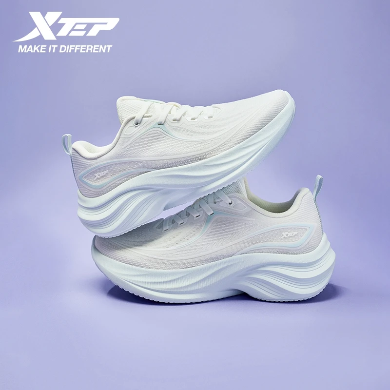 Xtep Qiao Mu Women's Running ShoesLightweight, Height-Enhancing, Shock-Absorbing Fall Sneakers with Arch Support 874318110003