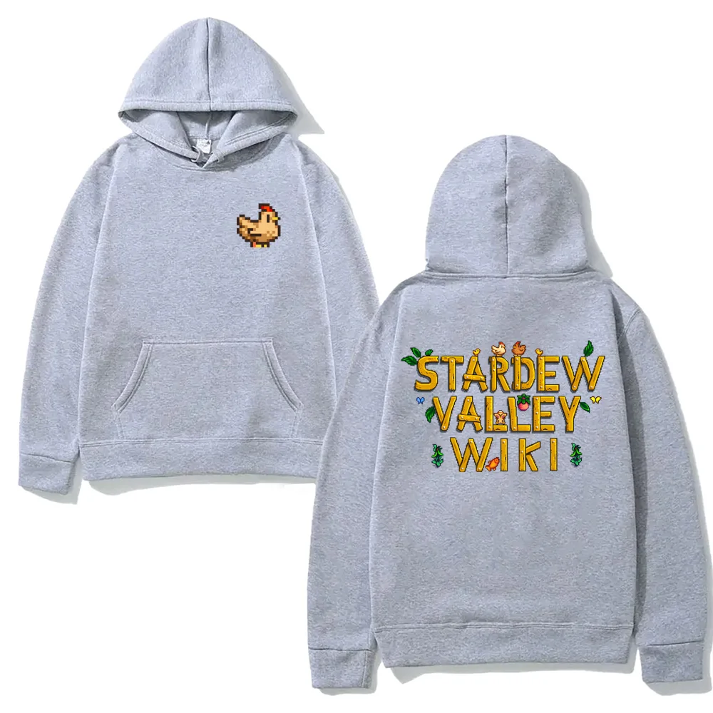 2025 Men's Sudaderas con capucha logotipo de Stardew Valley juego cómic ropa informal cómoda Sudadera