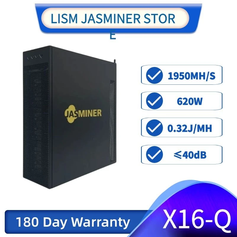 

Новый Jasminer X16 Q 1950MH 620W X16Q Power с WIFI и т. д./ZIL OCTA jasminer x16 q miner