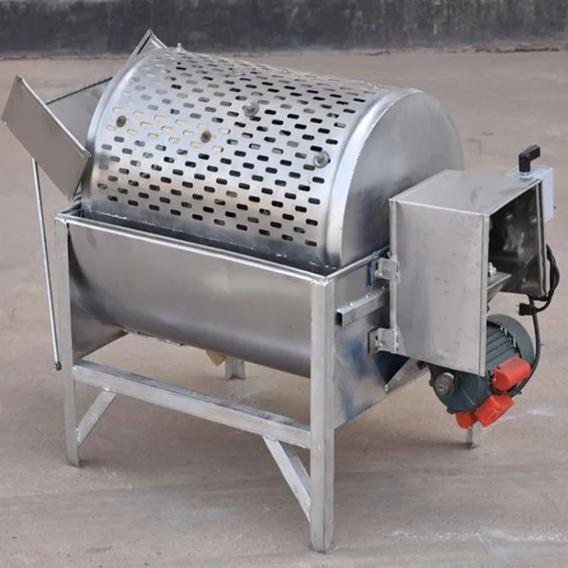 Small household and commercial multi-functional potato cleaning machine Roller cleaning and desliming machine