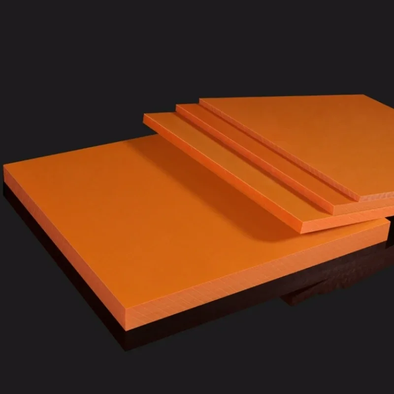 1-8mm Thick orange Super thin bakelite board bakelite plate Phenolic Bakelite sheet electrical panel Die cutting pad for printer