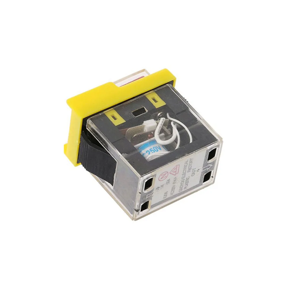

Electromagnetic Self-locking Switch AC 250V 6A Waterproof Push button Machine Saw Cutter Drill on off Control Box Switch