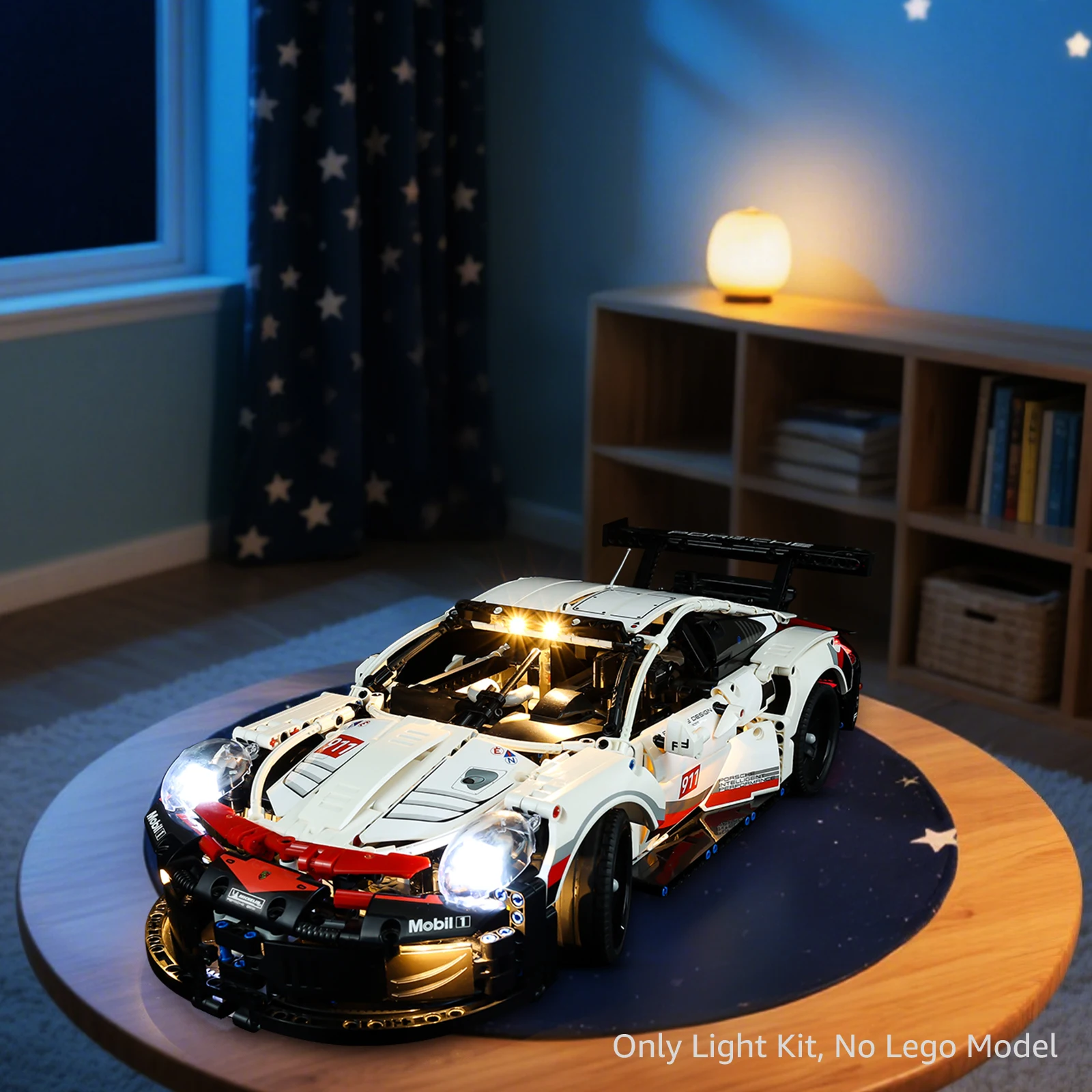 

Kyglaring LED Light Kit suitable for Lego Porsche 911 RSR 42096 Building Blocks Decorative Lamp Not Include Lego Building