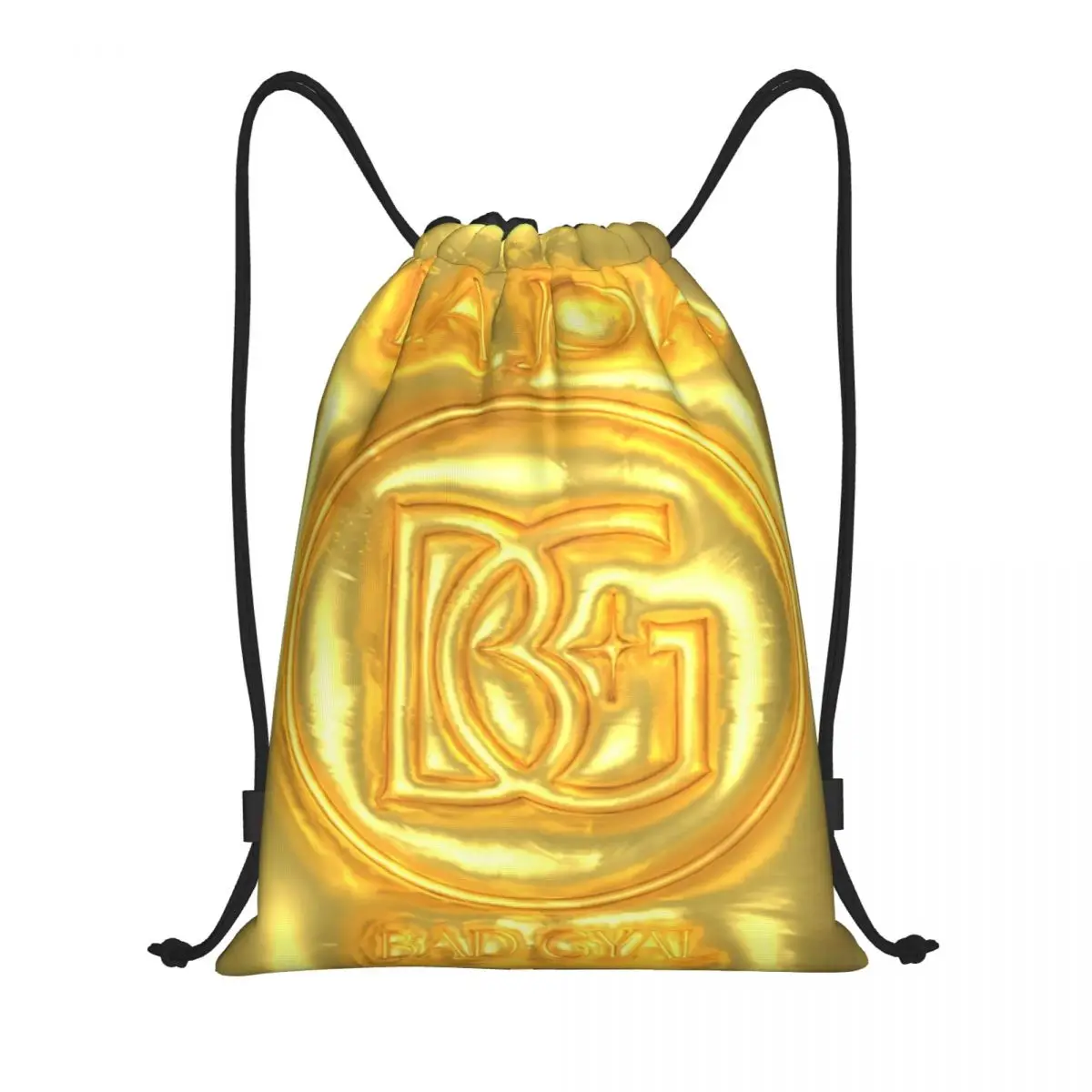 

Пользовательский рюкзак Singer B-Bad G-Gyal на шнурке для женщин и мужчин, спортивный рюкзак для спортзала, портативная сумка для покупок
