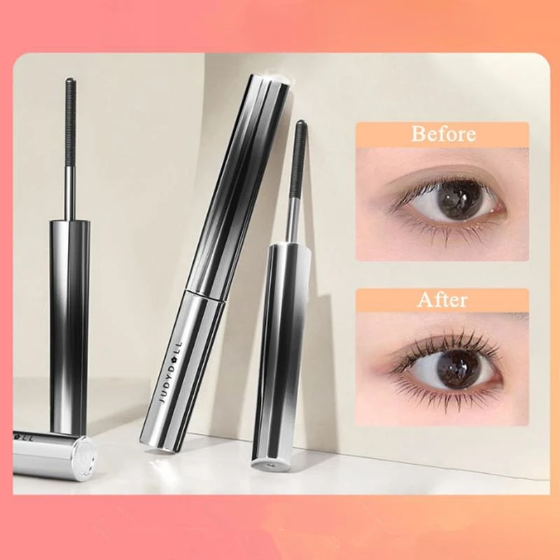 Metal Bar Type Head Mascara Lengthening Black 3D Lash Eyelash Extension Eye Lashes Long-wearing Mascara Quick Drying Eye Makeup