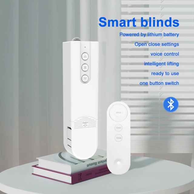 Three-in-one smart silent electric curtain motor, wireless remote controller, and timing light sensor, suitable for double-track