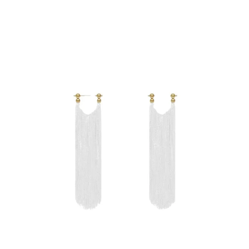 Trendy New Hula Long Tassel Waterfall Women'S Earrings Versatile Temperament Jewelry Couple Gifts