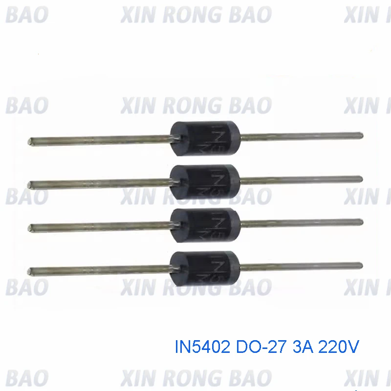 20PCS Rectifier Diode 1N5402  High Quality Rectifier Diode DO-27 New IN5402 3A 220V