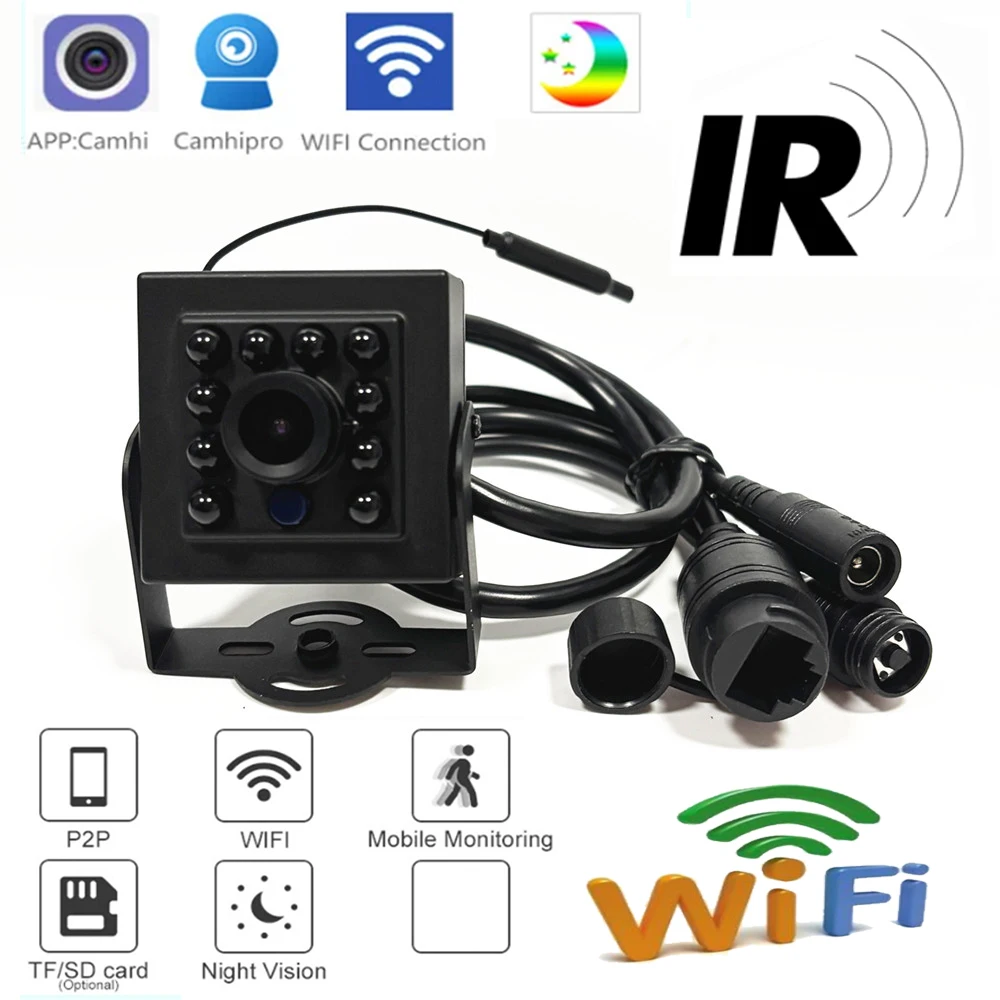 كاميرا Bird House 5MP 1080P صغيرة IMX307 IMX335 كاميرا أمان WiFi مع دعم رؤية ليلية 940 نانومتر - مثالية للحيوانات الأليفة والطفل والمربية
