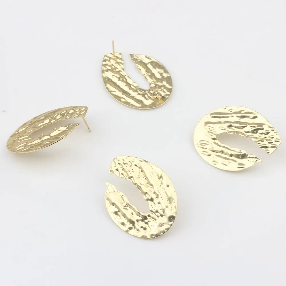 Zinc Alloy  Geometric Exaggerated Base Earrings Connectors Linkers 6pcs/lot For DIY Fashion Earrings Jewelry Accessories