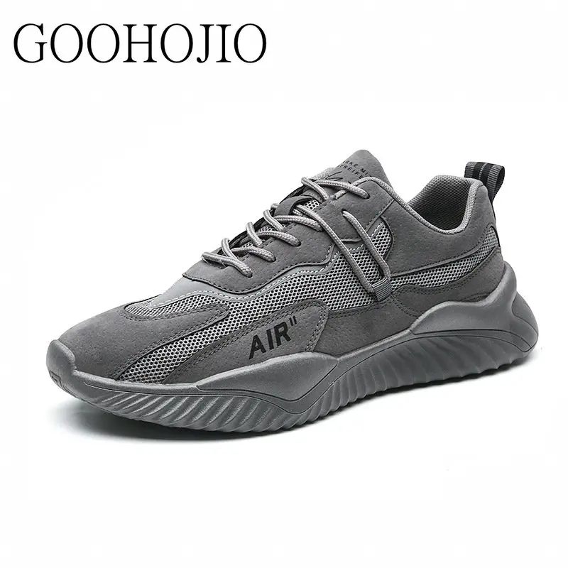 Men Mesh Casual Shoes Comfortable Breathable Male Shoes Thick-soled Ligh Soft Running Gym Men Shoes Sneakers Jogging All-match