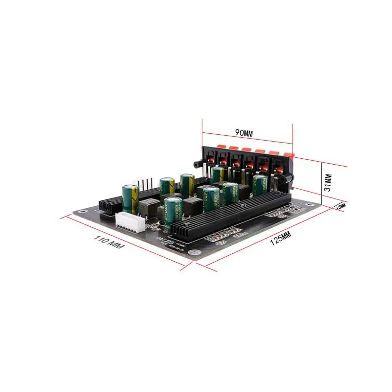 BAHOD TPA3116 5.1 Digital Sound Amplifier Audio Board Amplificador 50Wx4 100Wx2 Speaker PowerAmplifier DIY 5.1 Home Theater