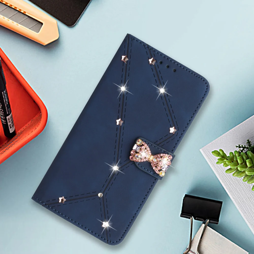 Rhineston Bowknot C…